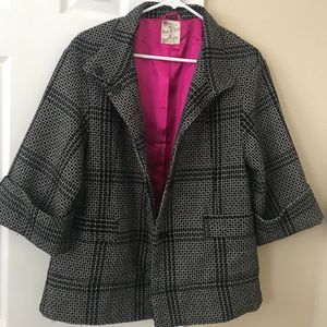 Anthropologie Tulle Swing jacket